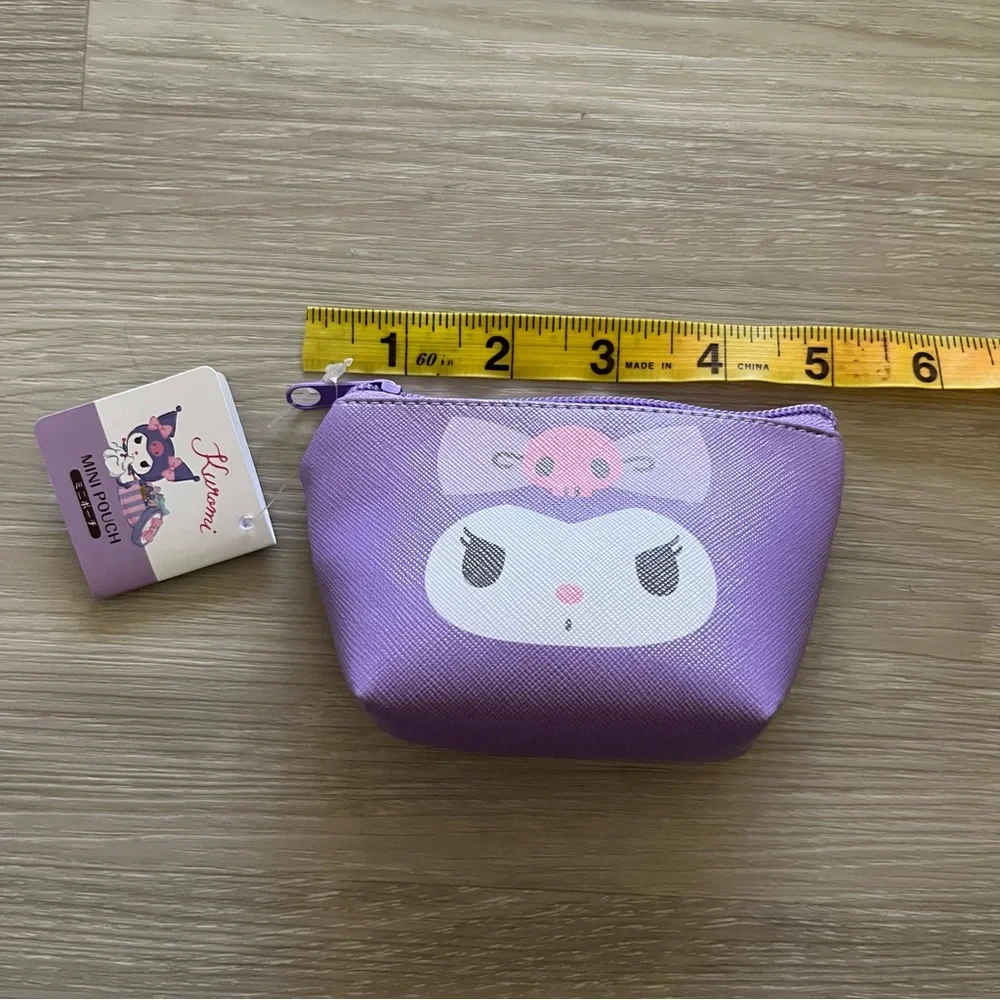 Sanrio Kuromi Faux Leather Coin Pouch Purse NWT